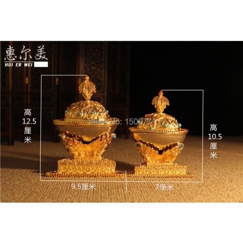 Buddhist / Esoteric / for a / adder exquisite gilded Manitoba & Kapala special direct sales for Cup