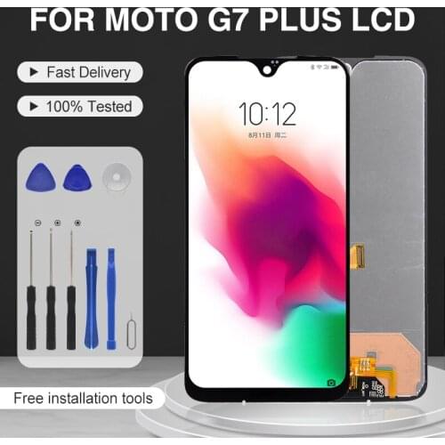 Dinamico 5.0inch For MotoRola G7Plus Display With Touch Screen Digitizer Assembly For Moto G7 Plus LCD Free Shipping With Tools