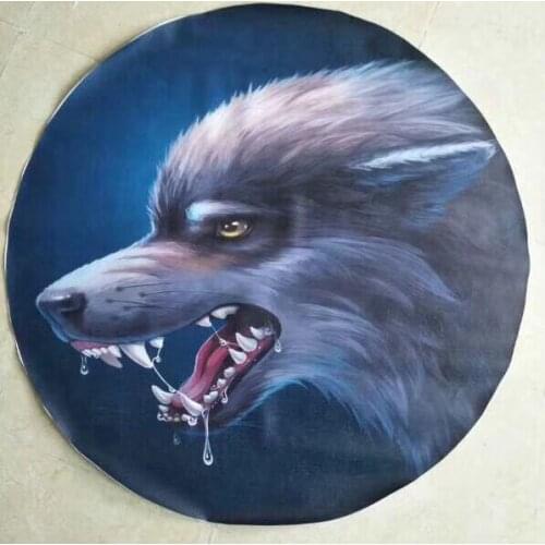 16" PVC tire cover Car spare wheel cover Spare tire cover with animal motifs