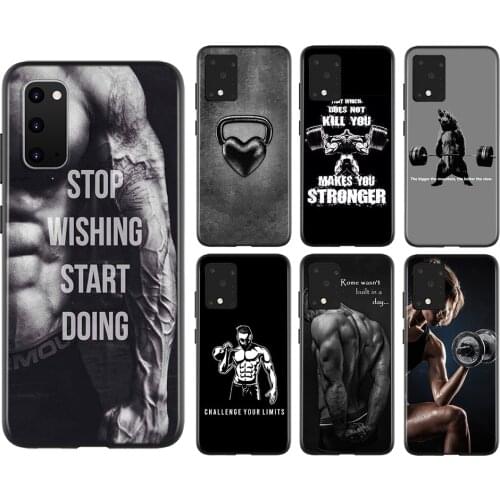 Bodybuilding Fitness For Samsung Galaxy A01 A11 A12 A21 A21S A31 A41 A42 A51 A71 A32 A52 A72 A02S UW Phone Case