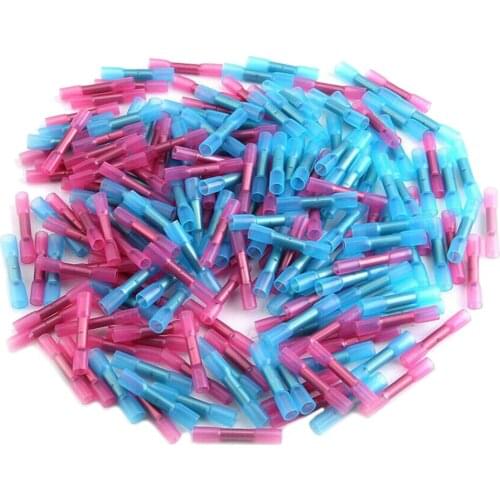 Electric Shrink Butt Connectors Waterproof Crimp Terminals Butt