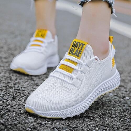 Women Casual Shoes 2020 spring summer Women Sneakers Breathable Mesh Sneakers Lace Up Flat Shoes Women Footwear zapatos de mujer