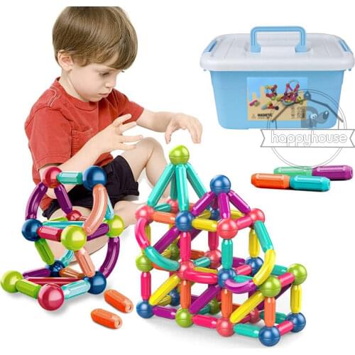 Big Size Magnetic Constructor Toy Magnetic Stick Building Blocks Game Magnets Set Kids Magnets for Children Magnetic Ball Brick