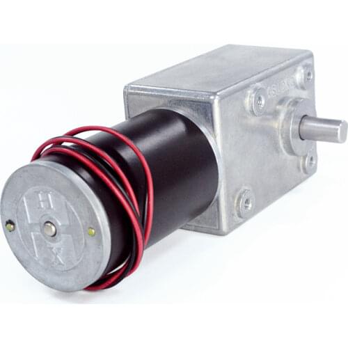 Dc Motor Speed Reduction Turbo Worm Gear Motor 12V High Torque 24V 100Kg.Cm Metal Long Life Self Lock Brush Gearbox Engine Motor