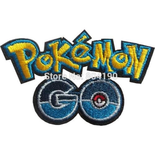 Go logo Iron On Patch HOT embroidery embroidered Emblem applique Costume Cosplay Team