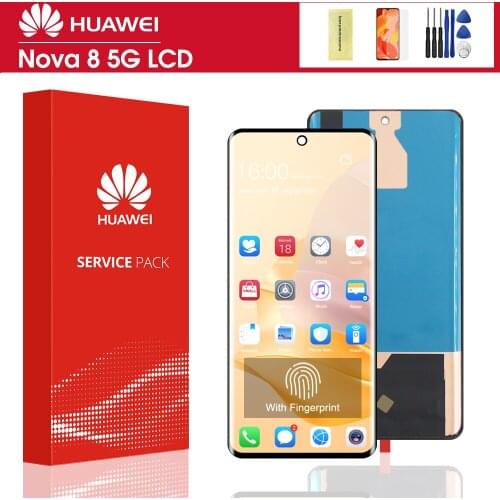 Original 6.57'' For Huawei Nova 8 5G LCD Display With Touch Screen Digitizer Assembly For Huawei Nova 8 Nova8 LCD Display
