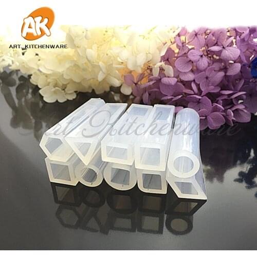 10 Design Transparent Silicone Mould of Dried Flower Resin Decorative Craft DIY arc ring mold resin molds for Jewelry