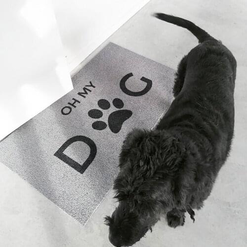 Rectangle Can Be Cut Door Mat Carpet Living Room Mat Hallway Home Door Mat Entrance Anti-slip Mat PVC Custom Pattern Mat Carpet