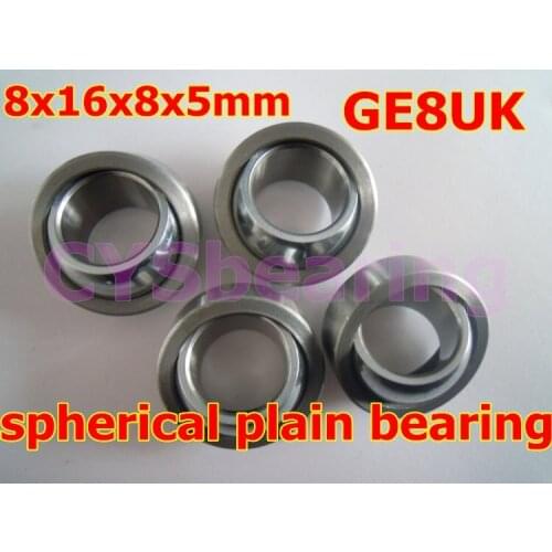 GE8UK GE8C radial shaft spherical plain bearing with self-lubrication