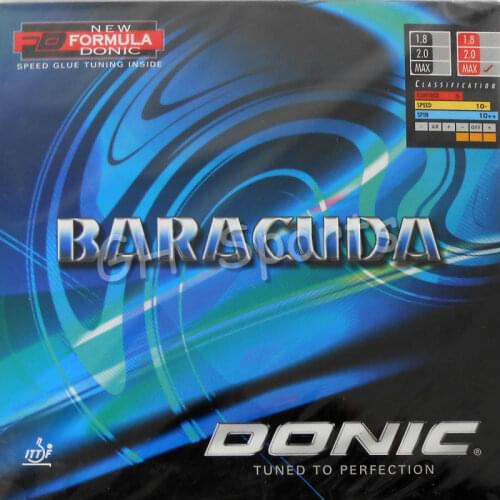 Donic BARACUDA 12080 13080 Pips-in Table Tennis PingPong Rubber With Sponge with a cake sponge table tennis racket