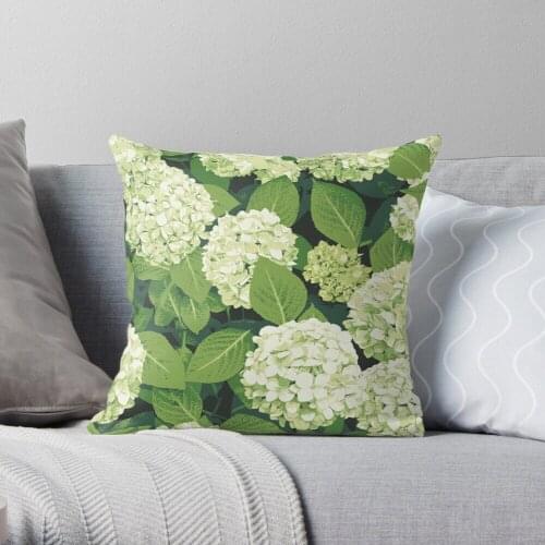Bloom in White Throw Pillow Cushion Cover Polyester throw pillows case on sofa home living room car seat decor 45x45cm