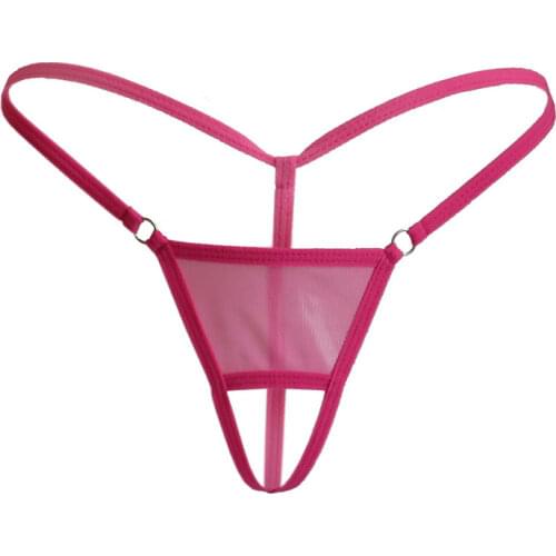 Sexy lingerie femme underwear women panties ropa interior femenina tanga thong Netting transparent Open file Hollowing out girl