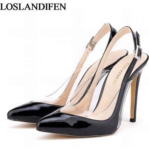 Hot Women Pumps Ladies Sexy Pointed Toe High Heels Brand Fashion Buckle High Heel Sandals Shoes Woman Shoes NLK-C0053