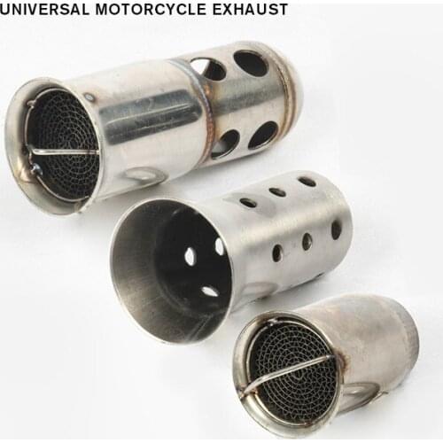 Universal Motorcycle Modified Exhaust Muffler Mute Plug Caliber 51mm 60mm
