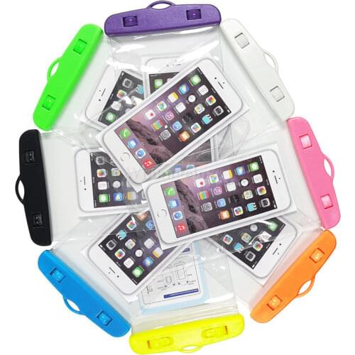 500pcs universal Outdoor PVC Waterproof Mobile Phone Bag for iPhone Samsung XiaoMi Max 6.5 inch Phone Sealed Waterproof Bag