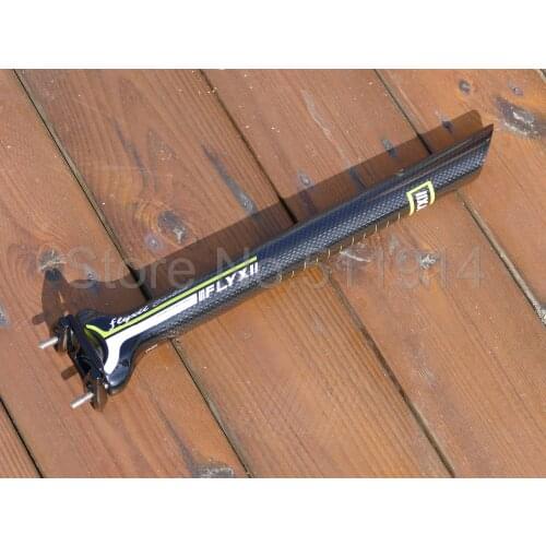 2017# SP-1P FLYXII Full Carbon Mountain Bike Road MTB Bicycle Seatpost Toray Carbon Green Seatpost 27.2/31.6mm