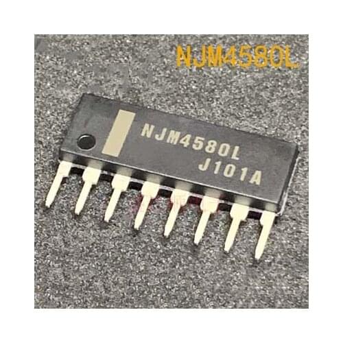 5pcs/lot NJM4580L SIP-8 NJM4580