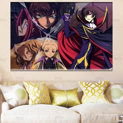 9style cartoon code geass canvas painting art posters and prints painting pictures