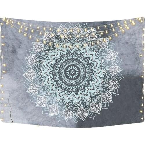 95X73CM New Tarot Card Tapestry Wall Hanging Astrology Divination Bedspread Beach Mat