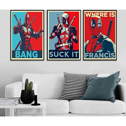 DIY 5D Diamond Painting Marvel Superhero Avengers Deadpool Cross Stitch Kits Full Drill Embroidery Mosaic Home Decor Gift