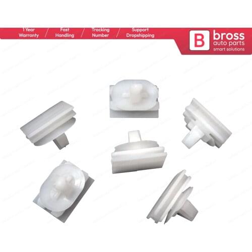 10 Pieces Moulding Clip For Renault Kangoo Clio 7703067448 Head Size 22mm X 16mm Fits 8mm Hole