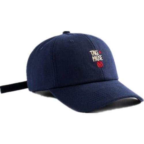 Letter Embroidery Cotton Casquette Baseball Cap Adjustable Snapback Hats for Men and Women 15