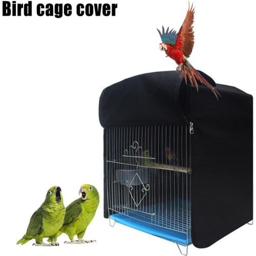 Birdcage Cover Blackout & Breathable Material, Bird Cage Cover Warm Cloth Shade Bird Cage Protective Cover - Easy to Use