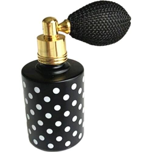 Black Airbag Perfume Bottle Fashion Refillable Travel Bottle Empty Scent Bottles 12ml Cosmetic Packaging Container 25pcs/lot