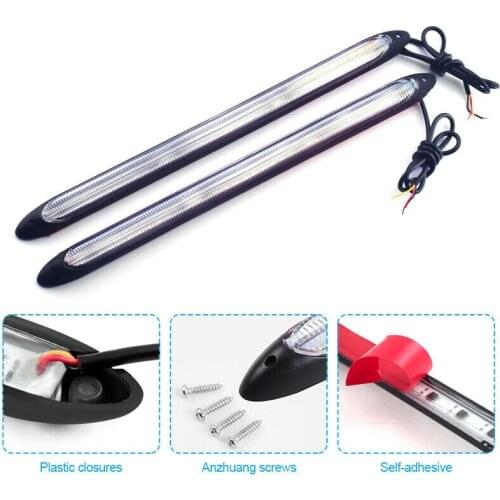 Daytime Running Light Fog Light Running Signal Turn 48LED Driving Lamp 15.5cm x 2cm