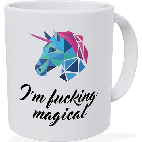 Unicorn I'm Certainly Magical Gifts Girls 11 Ounces Funny Coffee Mug