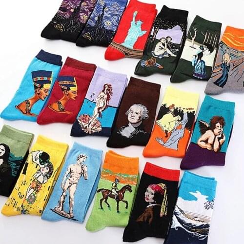 Men/Women Socks Funny Socks With Print Art Cute Winter Sock With Avocado Sushi Food Cotton Stocking Harajuku Sock Inscriptions