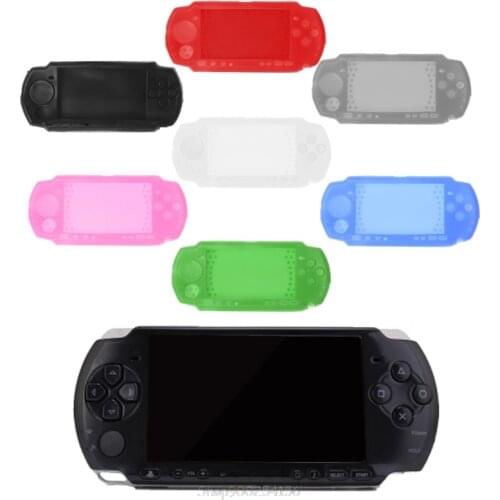 Soft Silicone Body Protector Skin Cover Case For Sony PSP 2000 3000 Console Retailsale