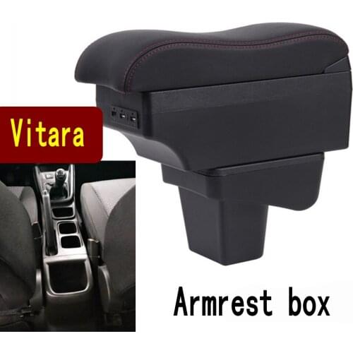 For Car Suzuki Vitara Armrest Box central Store content Storage arm support elbow rest