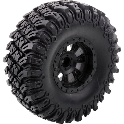 RC H98089 Tires & Wheel Complete L/R Fit HongNor HNR 1/10 Monster Truck H9801