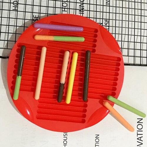 Silicone Chocolate Stick Mold DIY Funny Non-stick Biscuits Stick Mold Baking Pan Finger Shaped Mold Ice Block Mould Baking Tools