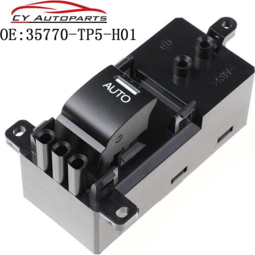 New Power Master Window Switch For Honda Europe Accord CU1 For 2009- 2014 Spirior 35770-TP5-H01 35770TP5H01