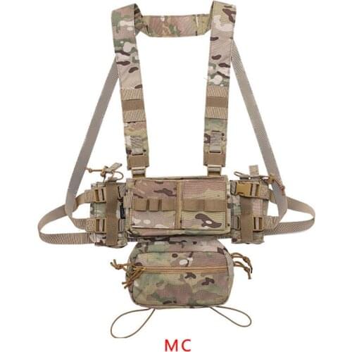 Outdoor sport Airsoft Tactical Vest MK3 Modular Chest Rig Tactics Chest Hanger Multifunctional Belly Bag