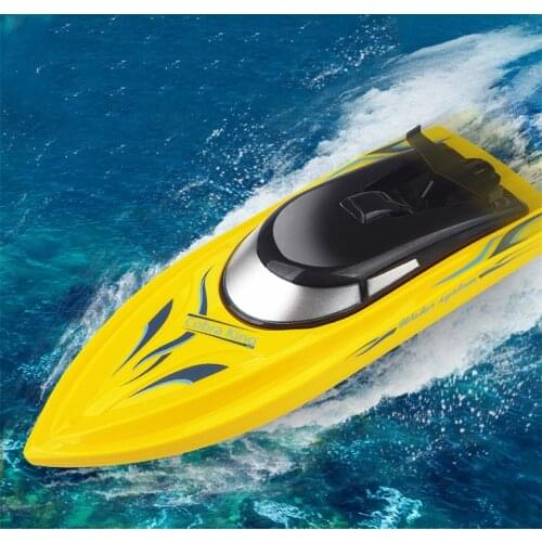 2.4G 10km/h Wireless RC Boat High-speed Racing Rowboat Summer Water Toy Cool Speedboat Waterproof Children Navigation Model Toys
