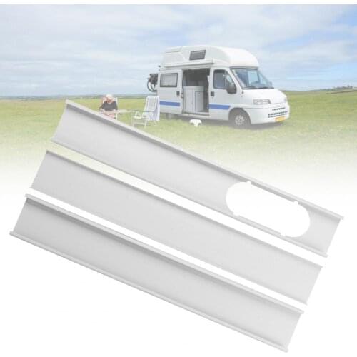 3Pcs Window Seal Plate Portable Universal PVC Waterproof Air Conditioner Plate for Touring Car Yacht Garage Air Conditioner