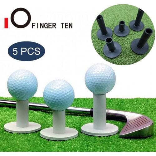 Golf Tees Rubber 3 Pcs with Free 6 Castle Tees 1.5'' 2.0'' inch for Driving Range Practice Tools Durable Golf Tees Holder