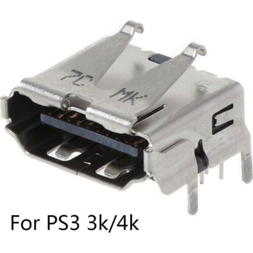 50pcs For PS3 SLIM HDMI-Compatiable interface 3000/4000 type HD interface ps3 Super Slim 3K 4K HDMI Port Jack Socket