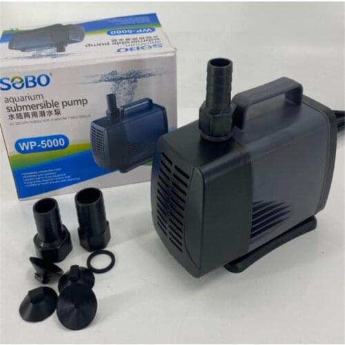 SOBO Aquarium Submersible Pump WP-5000 60W silent water pump Pond Fountain Spout Filter Sump dropshipping