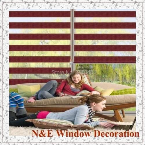 Free shipping Window blinds zebra roller blinds shades and shower curtain for living room