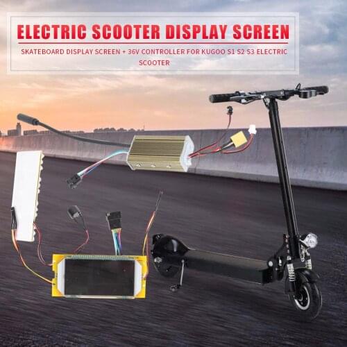 Durable Electric Scooter Screen Wear-resistant Electric Scooter Parts Display Screen + 36V Controller for Kugoo S1 S2 S3
