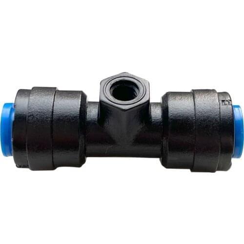 ENTENCO connections to a water pipe 1/4" Tube OD Plastic Slip Lock Tees (Quick Connect) Misting Nozzle Tees hose accessories