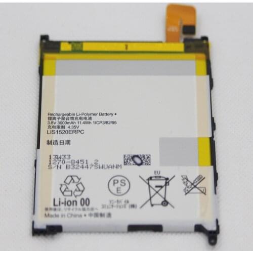 ISUNOO 10pcs/lot LIS1520ERPC 3000mAh Battery For Sony Xperia Z Ultra XL39 XL39H C6802 C6806 C6833