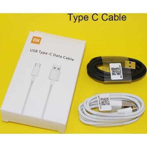 Original Xiaomi USB 3.1 Type C Cable 100CM USB C Fast Charging Data Cord For MI 10 9 8 Pro Note 10 Lite 6X Redmi Note 9 9S 8 8T