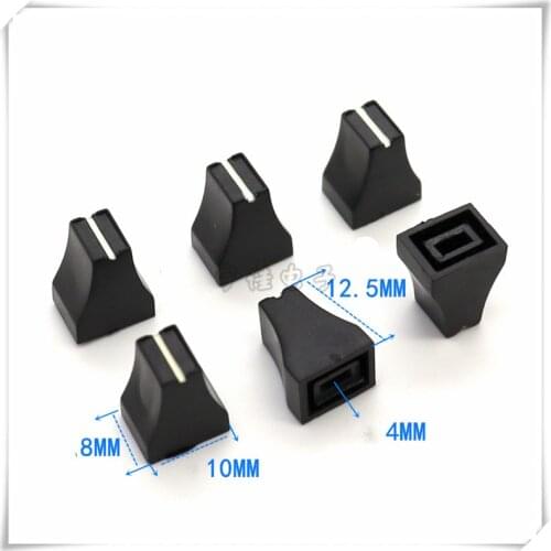 5 pieces 10×8×12.5mm mixer press button cap DJ disc player switch cap Mixer press button cap console cap