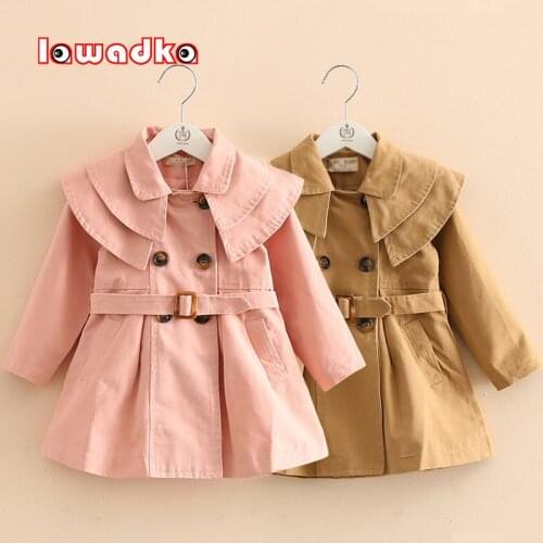 LAWADKA Girls' Windbreakers