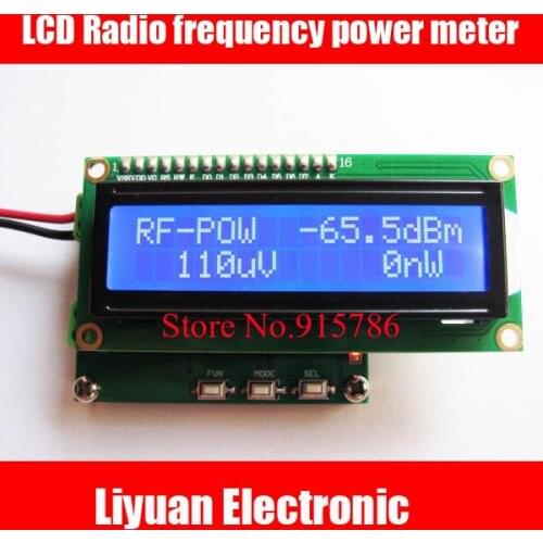LCD Radio frequency power meter /0.1~2.4GH Radio frequency power module / 1nW ~ 1W measurement power device